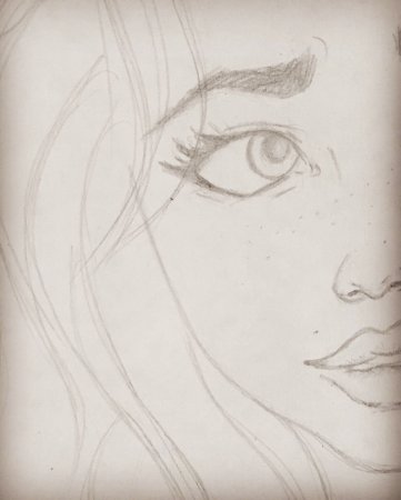 Портрет для срисовки легкий