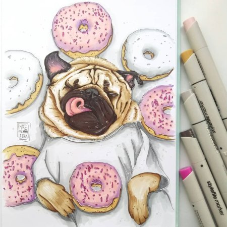 Рисунки для срисовки фломастерами