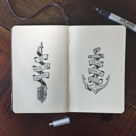 Маленькие рисунки для скетчбука легкие