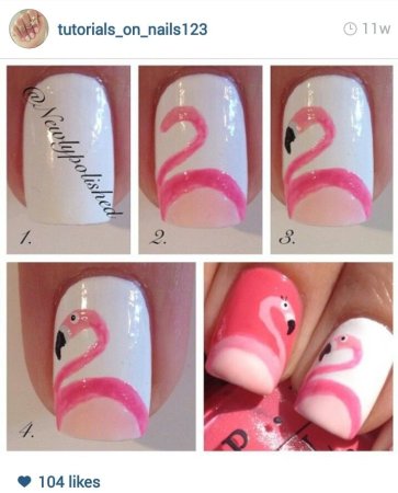 Узоры на ногтях легкие пошагово