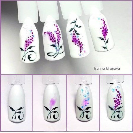 Рисунки на ногтях для начинающих пошаговое животные