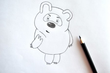 Рисунки для срисовки Винни пух