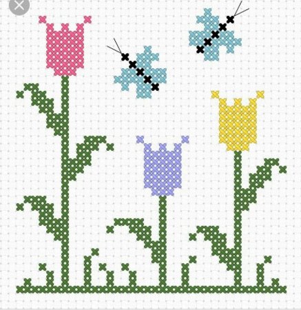 Контурная вышивка для детей