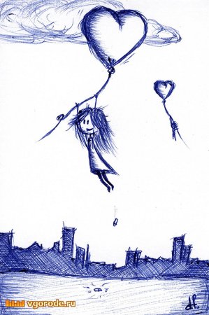 Рисование шариковой ручкой