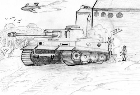 Рисунок войны карандашом для срисовки