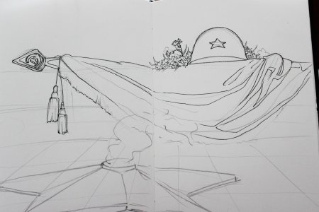 Лёгкие рисунки на тему война