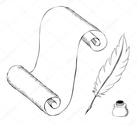 Перо для рисования тушью