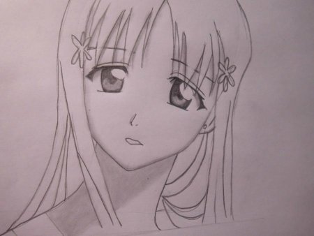 Аниме рисунки карандашом