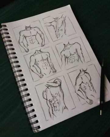 Скетчбук карандашом для начинающих