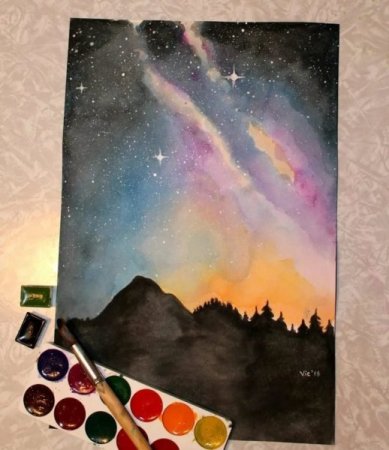 Идеи для рисования акварелью