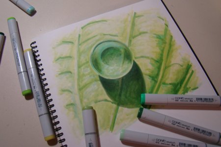 Рисунок маркерами легкий для начинающих