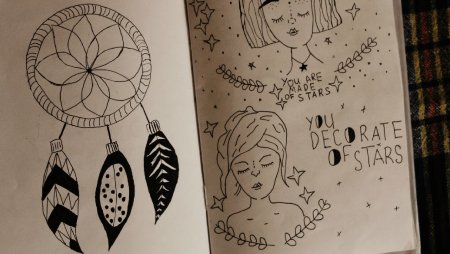 Рисунки для скейджбука