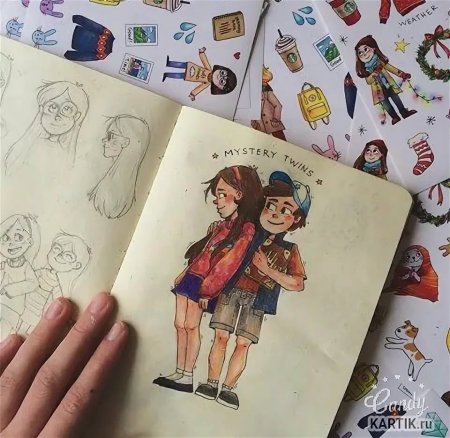 Рисунки для скенчь бука