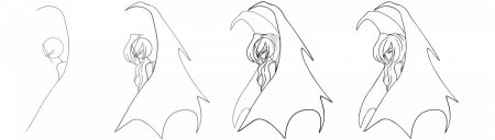 Легкие рисунки по этапно аниме