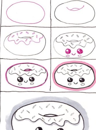 Кавай рисунки для срисовки