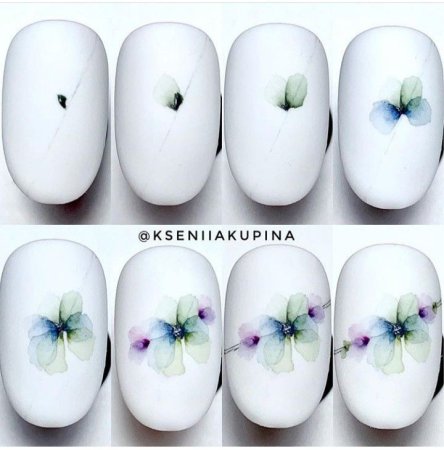 Акварельный маникюр