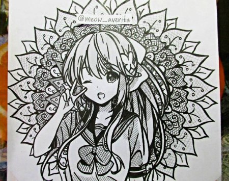 Как нарисовать сакуру Харуно из Наруто