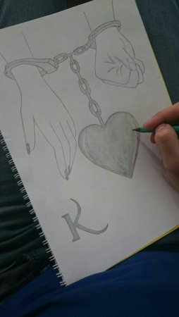 Лёгкие рисунки карандашом про любовь