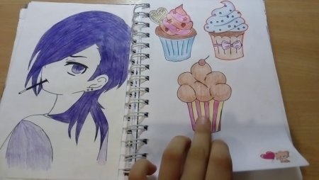 Легкие анимешные рисунки в скетчбук маленькие
