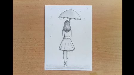 Поэтапное рисование девочки