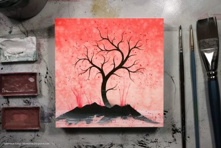 Рисунки красками