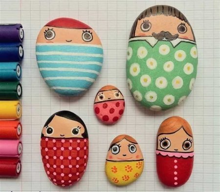 Рисование на камнях