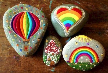 Рисование на камнях в детском саду