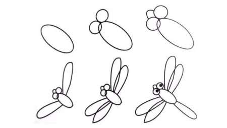 Поэтапное рисование дошколята