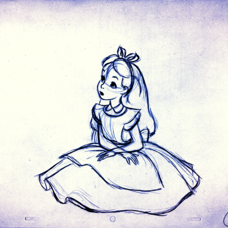 Рисунки для срисовки Алиса