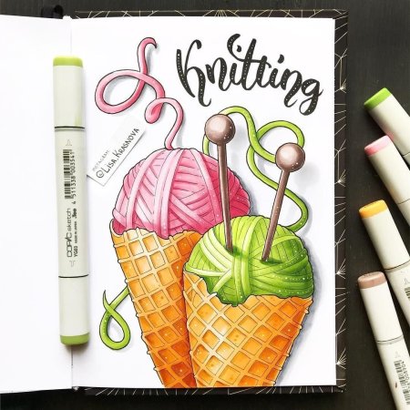 Пошаговые уроки рисования маркерами