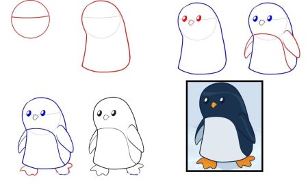 Лебедь рисунок