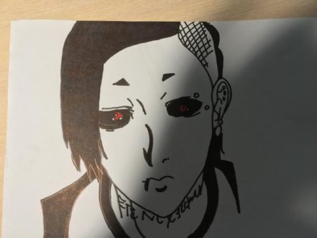 Рисунки для срисовки Токийский гуль ута