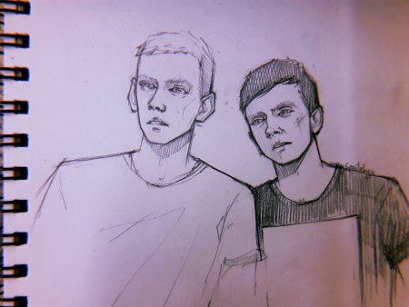 Антон Шастун рисунок