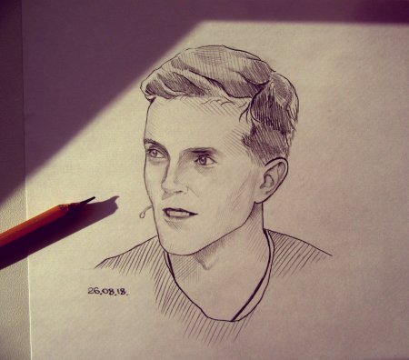 Антон Шастун рисунок