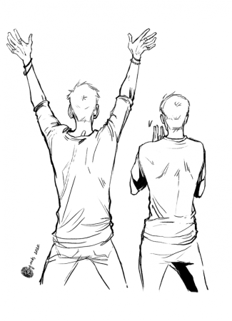 Арсений Попов и Антон Шастун раскраски