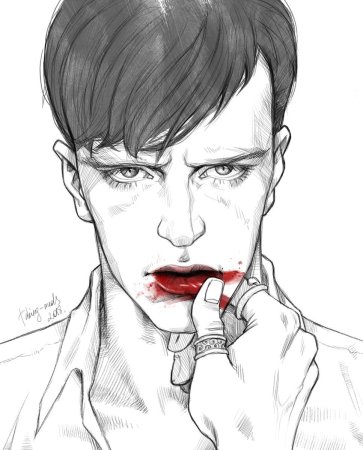 Антон Шастун карандашом