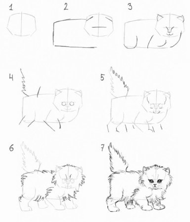 Схемы рисования цветов