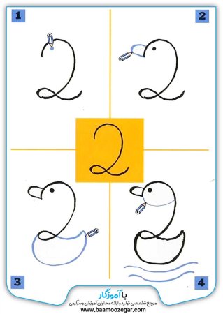 Рисунки из цифр для детей легкие