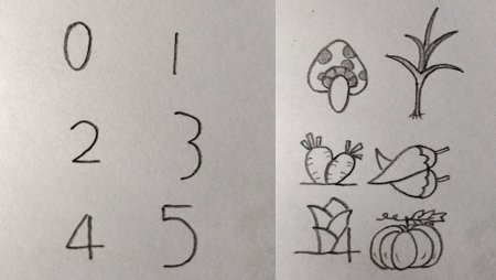 Рисуем животных с помощью цифр