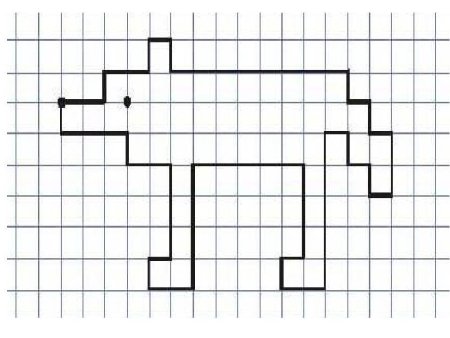 Человек по клеточкам