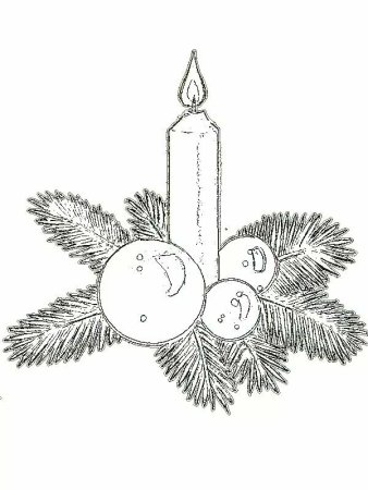 Новогодние рисунки для срисовки
