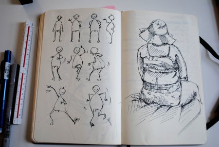 Лёгкие рисунки для скетчбука карандашом
