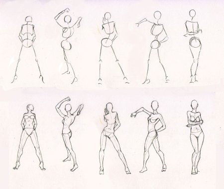 Рисование тела для начинающих