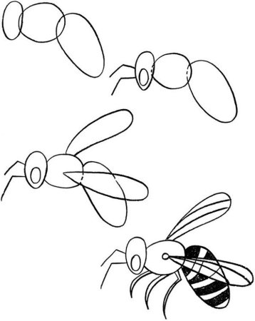 Рисование насекомые