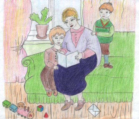 Рисунок к рассказу Чук и Гек