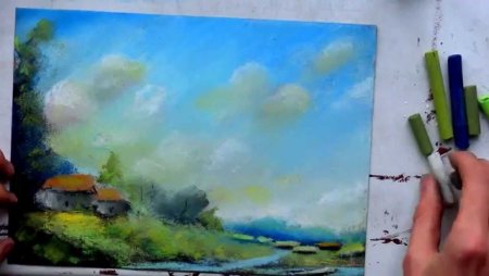 Рисунки пастелью сухой для начинающих