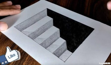 Рисование объемных фигур по клеточкам