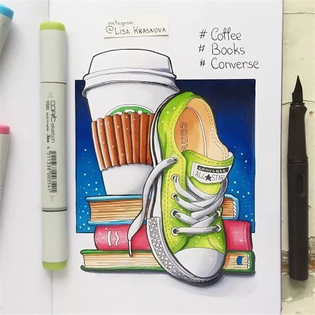 Маленькие рисунки для скетчбука