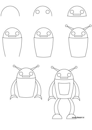 Схема рисования человека для детей