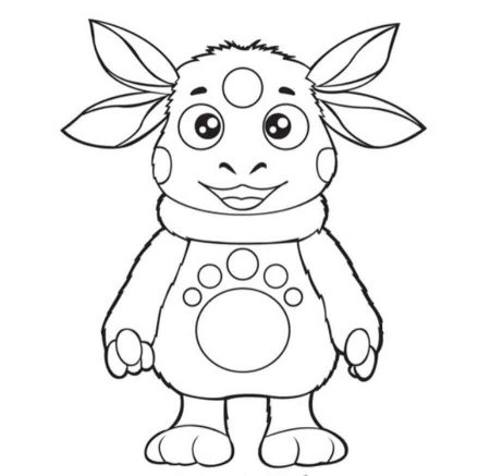 Лунтик рисунок для детей